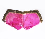 Редкость! Пара крупных слайсов арбузных турмалинов 79,73 карат 