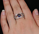 Прелестное кольцо c мистическим кварцем Серебро 925