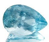 Кольцо с аквамарином