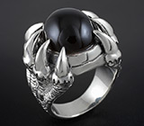 Перстень "Добыча Дракона" с ониксом Серебро 925