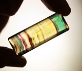 Крупный многоцветный флюорит 56,22 карат 