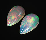 Пара эфиопских опалов 3,18 карат 