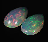 Пара эфиопских опалов 3,18 карат 