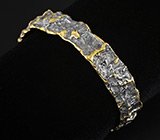 Браслет из текстурного серебра Серебро 925