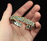 Браслет из текстурного серебра Серебро 925