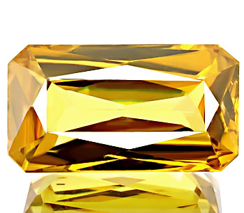 Ярко-желтый циркон 6,42 карат