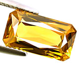 Ярко-желтый циркон 6,42 карат 