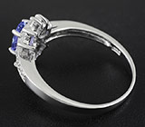 Изящное кольцо c танзанитом 0,8 карат Серебро 925