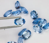 Набор из 16 аквамаринов 7 карат 