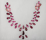 Набор из 34 розовых и рубеллитов турмалинов 10,55 карат 