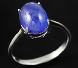 Изящное кольцо с кабошоном танзанита 2,15 карат Серебро 925