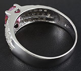 Кольцо с розовой шпинелью 0,87 карат Серебро 925