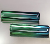 Пара полихромных турмалинов 2,05 карат 