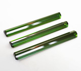 Набор из 3 зеленых турмалинов 12,65 карат 