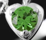Кольцо из коллекции "Lady Dilly" с зелеными сапфирами Серебро 925