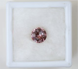 Розовый циркон бриллиантовой огранки 1,59 карат 