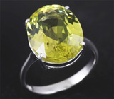 Кольцо c лимонным цитрином 8,99 карат Серебро 925