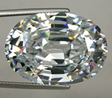 Кольцо с бесцветными цирконами и бриллиантами Золото