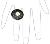 Кольцо с "тигровой" раковиной и раковиной Shiva Серебро 925