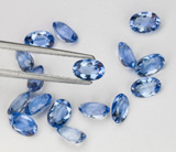 Набор из 16 аквамаринов 6,69 карат 