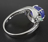 Кольцо с кабошоном танзанита 3,26 карат Серебро 925