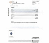 Чистейший крупный танзанит 7,45 карат 