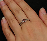 Прелестное кольцо с цирконом 0,62 карат Серебро 925