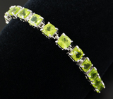 Замечательный браслет с перидотами Серебро 925