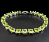 Замечательный браслет с перидотами Серебро 925