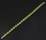 Замечательный браслет с перидотами Серебро 925