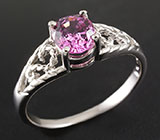 Кольцо с розовой шпинелью 0,72 карат Серебро 925