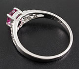 Кольцо с розовой шпинелью 0,72 карат Серебро 925