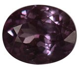 Кольцо с гранатом с эффектом смены цвета