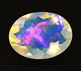 Ограненный эфиопский опал 3,67 карат 