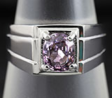 Стильное кольцо с пурпурной шпинелью 1,28 карат Серебро 925