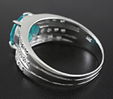 Стильное кольцо с апатитом 1,75 карат Серебро 925