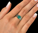 Стильное кольцо с апатитом 1,75 карат Серебро 925