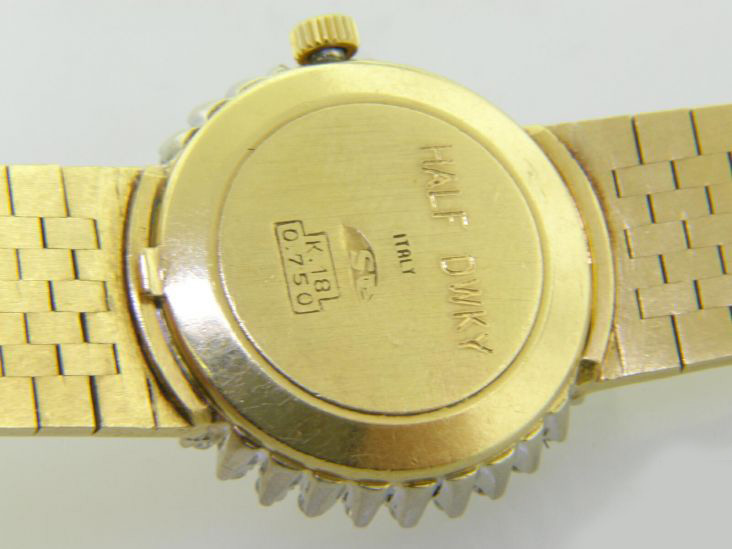 Золотые часы "Geneve" с бриллиантами купить в интернет магазине Серебряные линии по доступной цене