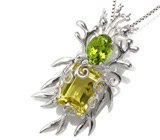 Подвеска из коллекции "Версаль" Серебро 925