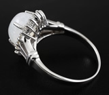 Серебряное кольцо с лунным камнем 4,13 карат Серебро 925