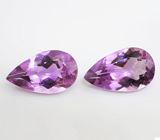 Пара аметистов 26,3 карат 