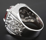 Перстень с рубином 3,35 карат Серебро 925
