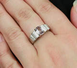Серебряное кольцо со шпинелью 1,06 карат Серебро 925