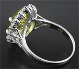 Элегантное кольцо с лимонным цитрином Серебро 925