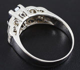 Серебряное кольцо с синей шпинелью 1,14 карат! Редкий цвет Серебро 925