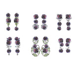 Спецпредложение от мастерской! Набор из 6 резных аметистов 73 карата + дизайн 