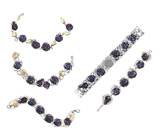 Спецпредложение от мастерской! Набор из 6 резных аметистов 100,5 карат + дизайн 