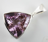 Кулон с крупным аметистом Серебро 925