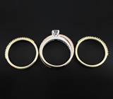 Три в одном! Составное кольцо с бриллиантами Золото