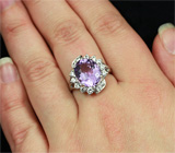 Серебряное кольцо с аметистом Серебро 925